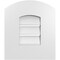 Ekena Millwork Arch Top Surface Mount PVC Gable Vent: Non-Functional, w/ 3-1/2"W x 1"P Standard Frame, 12"W x 12"H GVPAR12X1201SN - alternate 1